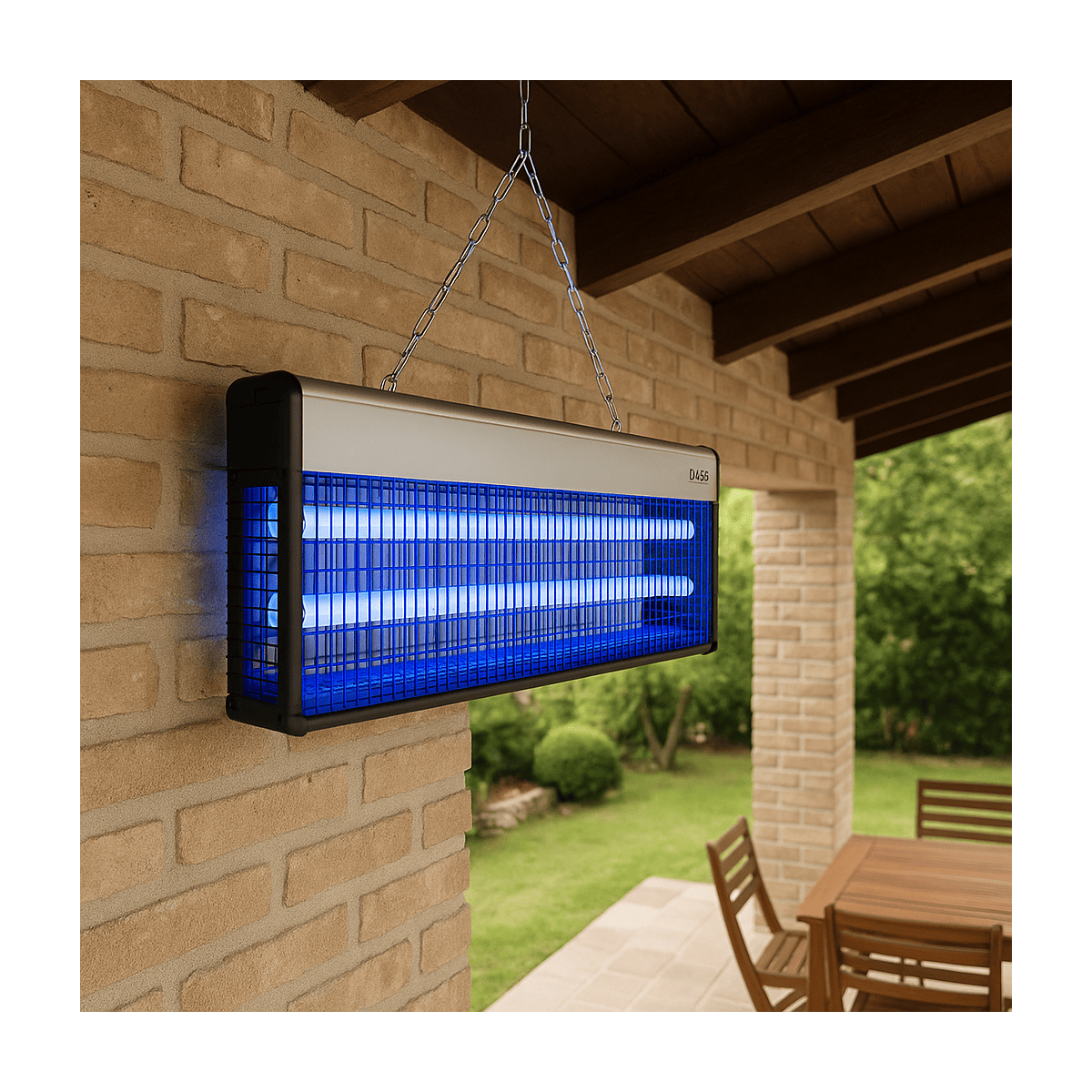 Lampe Anti Moustique Extérieur 40W Lampe Ultra Violet - Elimine Mouche, Moucheron, Insectes Volants Surface 150m² PLEIN AIR - Image 5