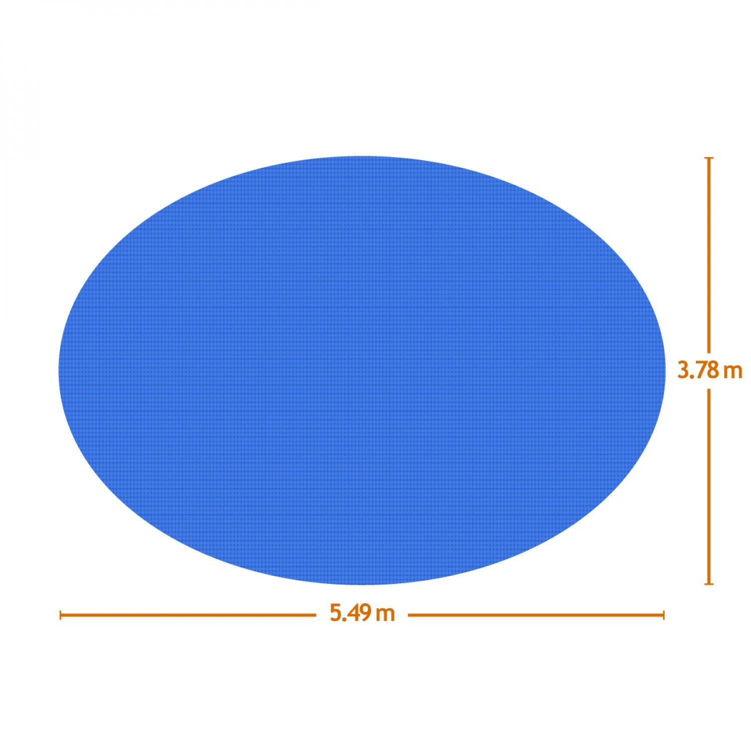 Linxor - Bâche à bulles rectangle 4,88m x 9,75m pour piscine - 180 Microns - Bleu - Linxor - Image 6