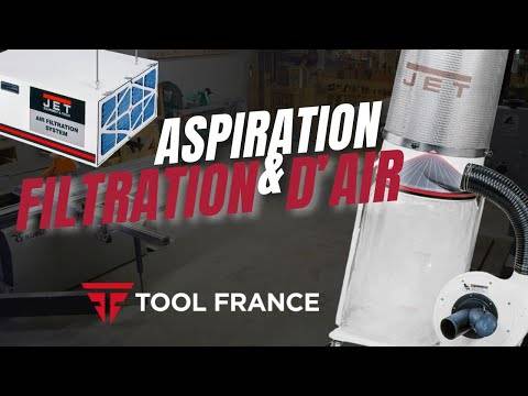 Système de filtration d'air 230V 0.2kW 1200m³/h JET - AFS-1000B-M - Image 2