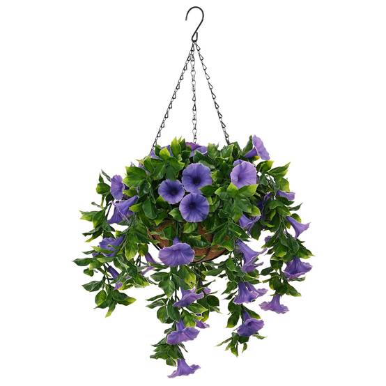 PANGIVO - Fleurs artificielles PE et acier pourpre 66 x 75 x 70 cm - PANGIVO - Image 2