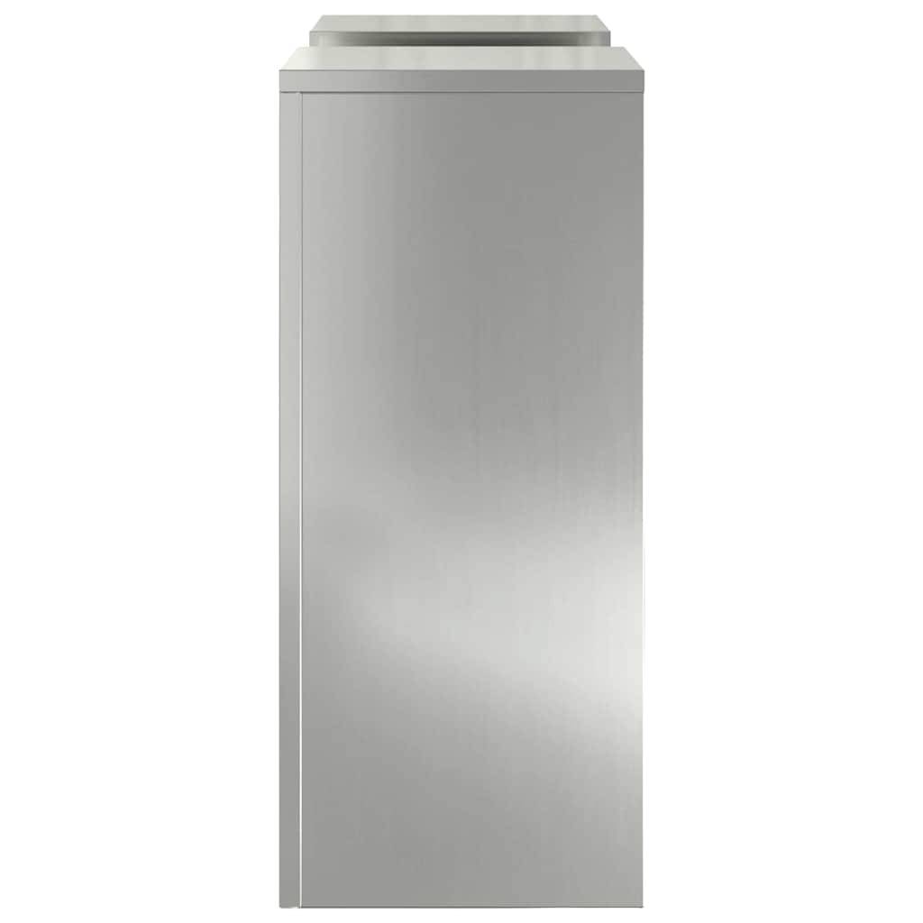 Vidaxl - Support de Plante 2 pcs Argent 24 x 24 x 55 cm Acier galvanisé vidaXL 865818 - Image 8