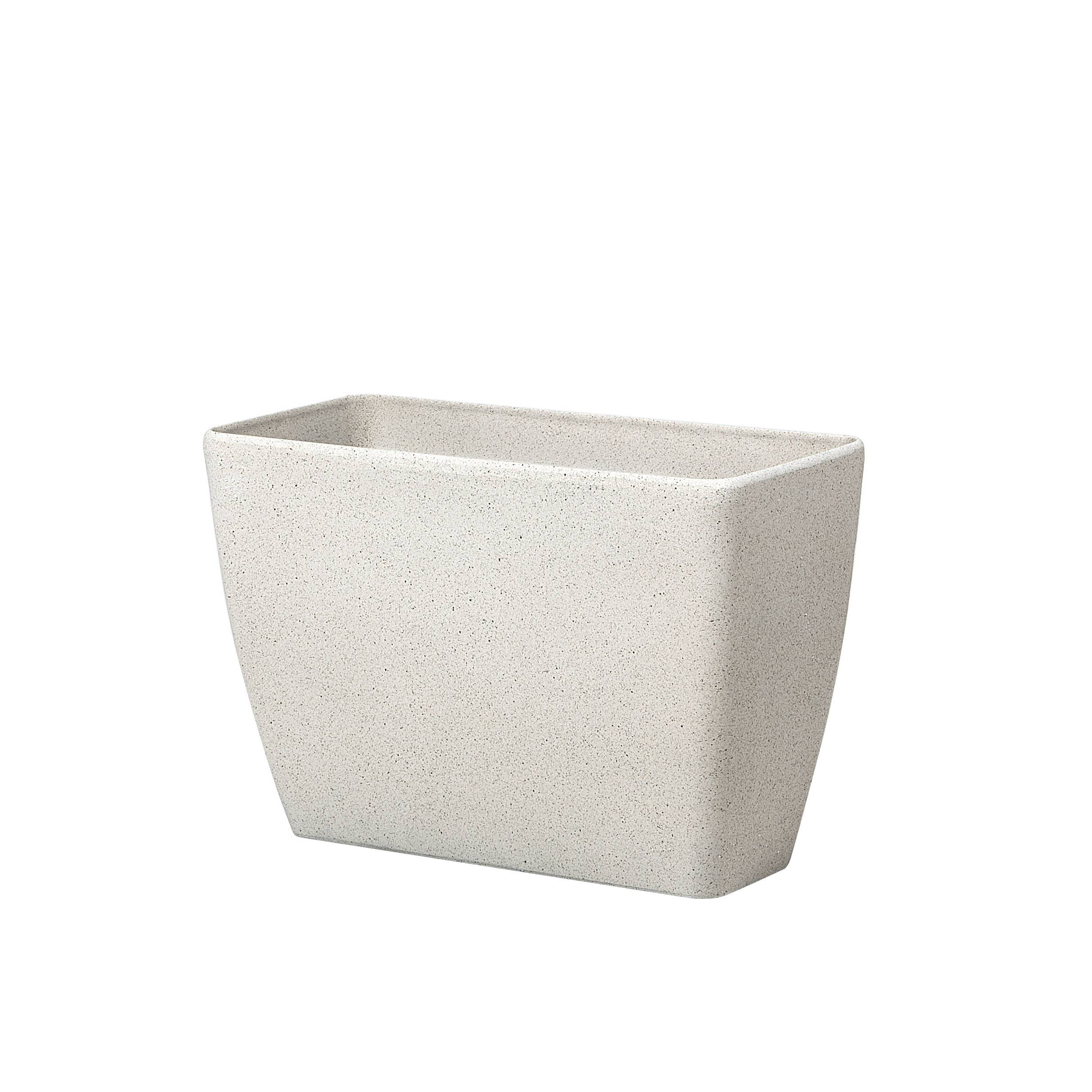 Cache-pot d'extérieur Fibre d'argile Beige BARIS - Beliani - Image 4
