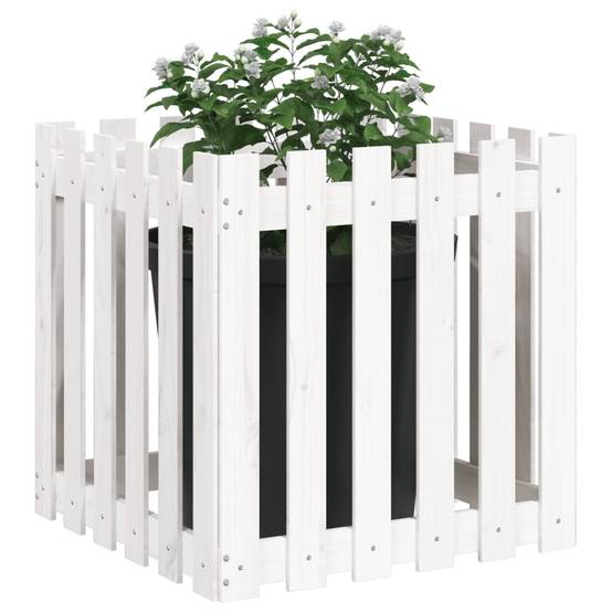 Prolenta Premium - Jardinière bois blanc 60 x 60 x 60 cm - Prolenta premium p331.5 - Image 3