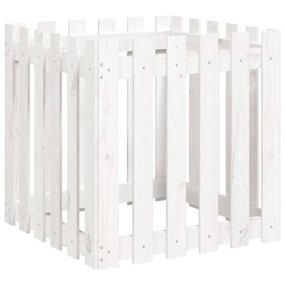 Prolenta Premium - Jardinière bois blanc 60 x 60 x 60 cm - Prolenta premium p331.5 - Image 1
