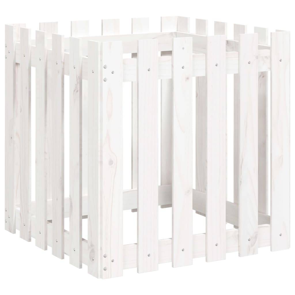 Prolenta Premium - Jardinière bois blanc  60 x 60 x 60 cm  - Prolenta premium p331.5 - Image 1