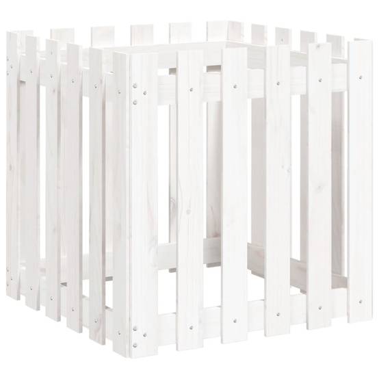 Prolenta Premium - Jardinière bois blanc 60 x 60 x 60 cm - Prolenta premium p331.5 - Image 4
