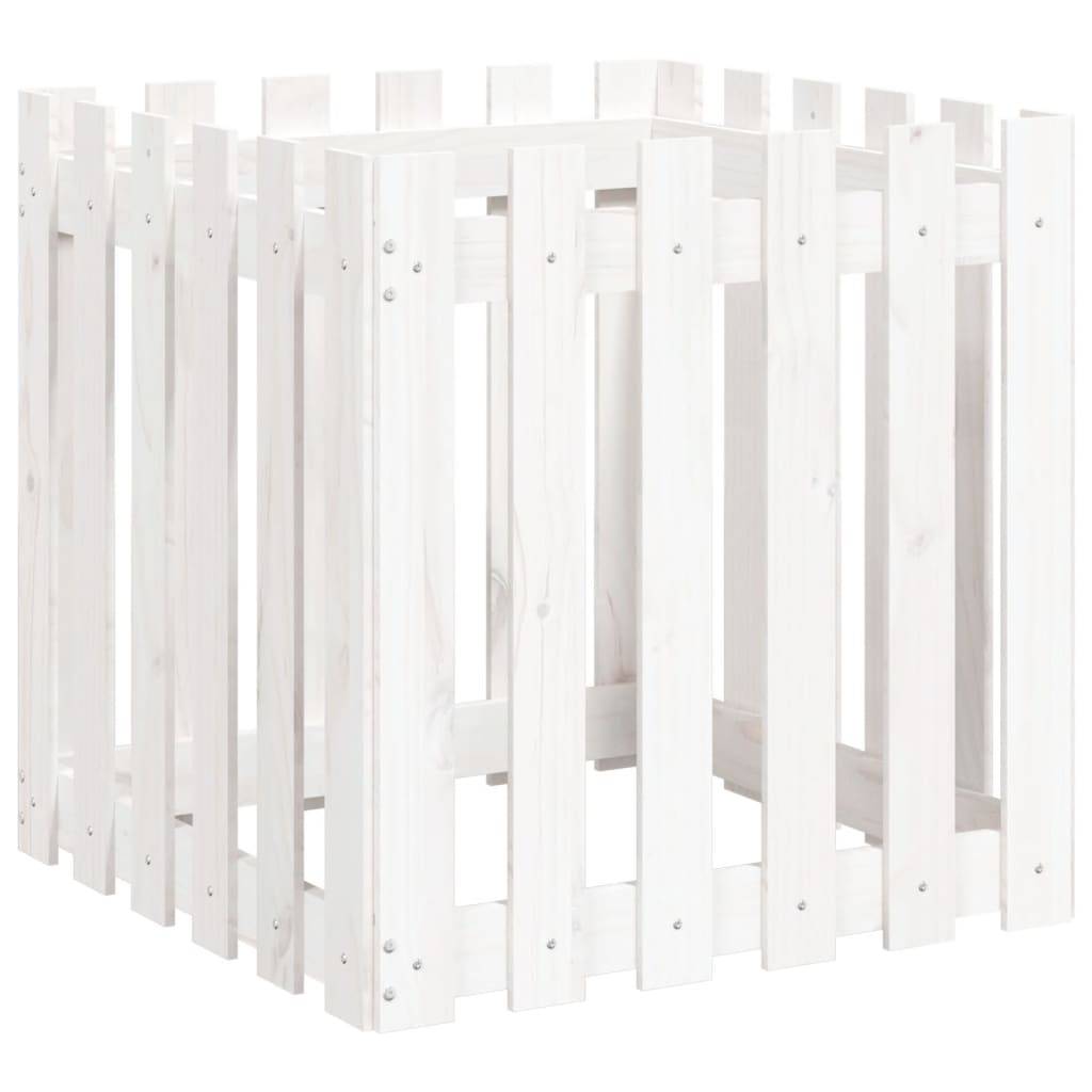 Prolenta Premium - Jardinière bois blanc  60 x 60 x 60 cm  - Prolenta premium p331.5 - Image 4
