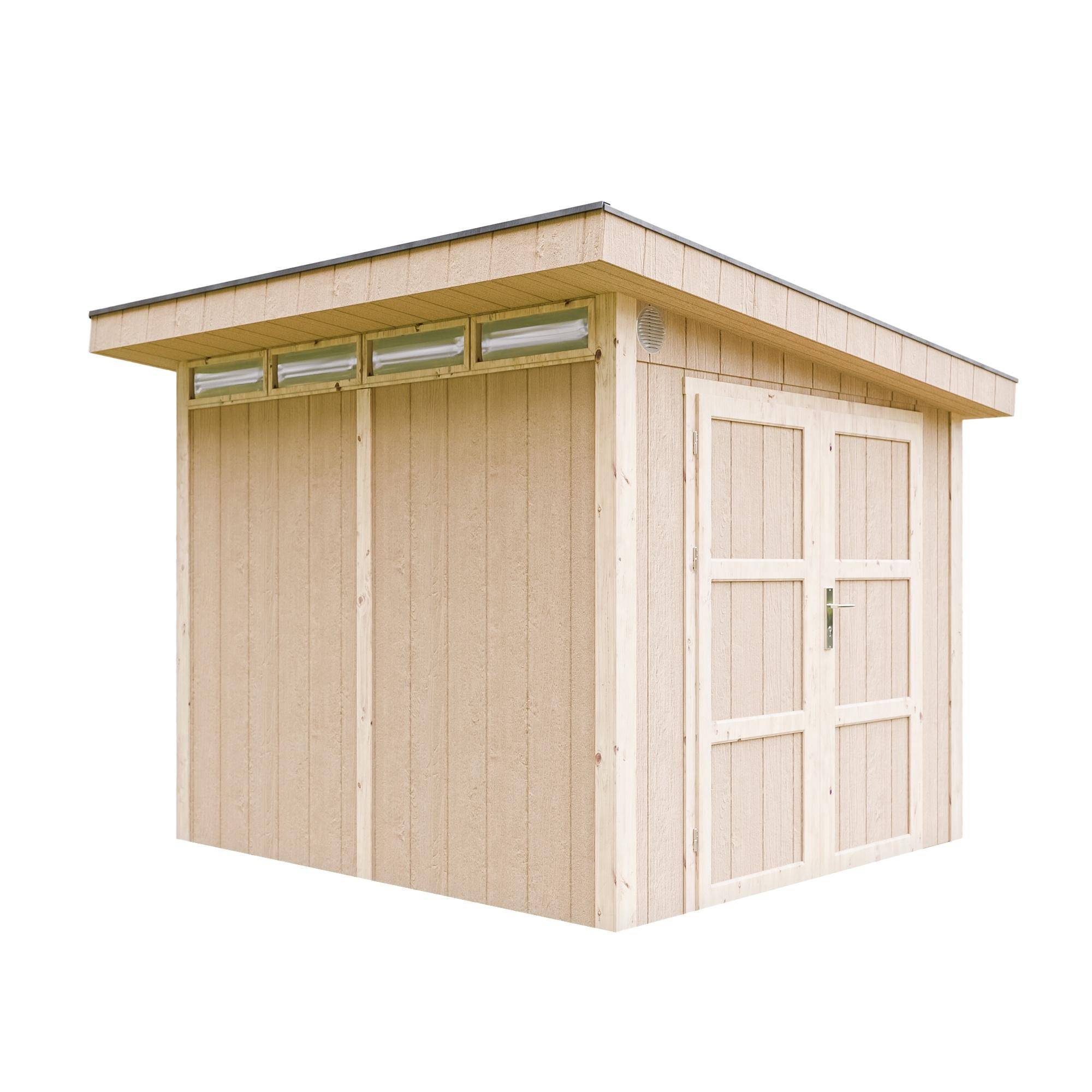 Timbela - Abri de jardin 6 m² - sans plancher L294xL279xH237cm - M903AB TIMBELA - Image 1