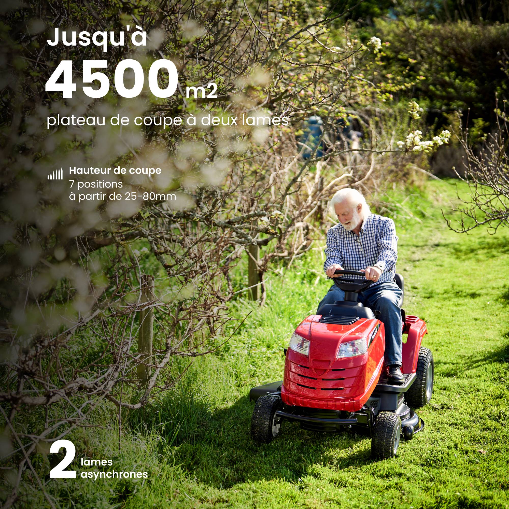 Tracteur tondeuse Mountfield MTF 98M SD – 98 cm, éjection latérale STIGA - Image 4