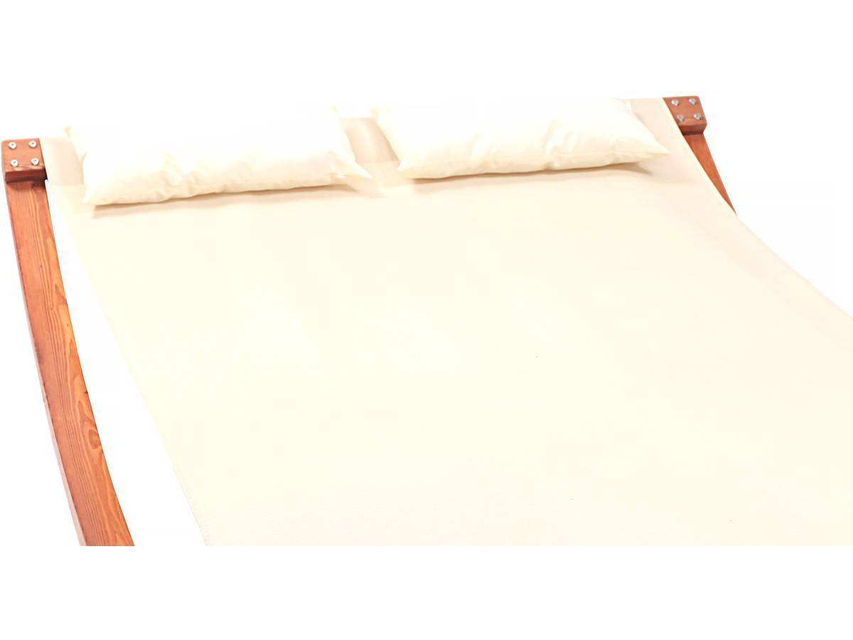 Habitat Et Jardin - Hamac Bois En Texline "relax" - 2 Places - Ecru -habitat Et Jardin - Image 3