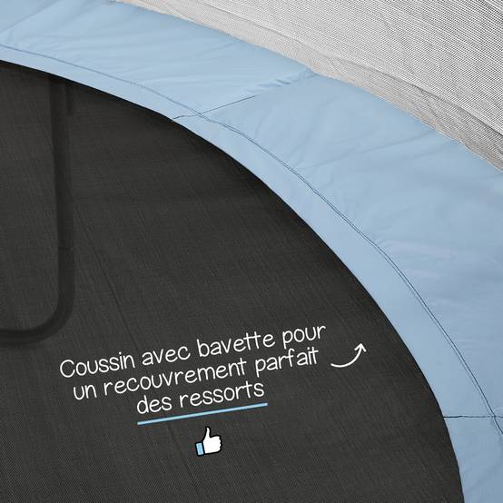 Kangui - Trampoline de jardin 366 cm + filet de sécurité + échelle | Normes CE/EU Kangui - Image 3