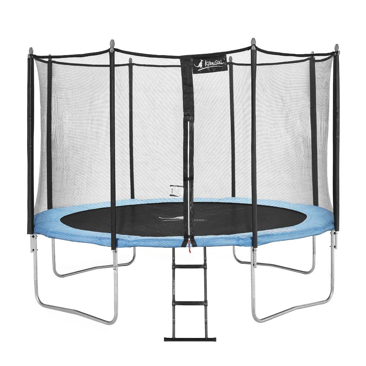 Kangui - Trampoline de jardin 366 cm + filet de sécurité + échelle | Normes CE/EU Kangui - Image 1