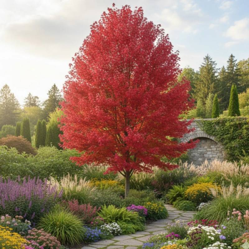 Érable freemanii Jeffersred, Acer - Pot de 7,5L - 80/100 cm - Image 4