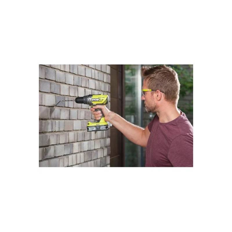 Ryobi - Pack RYOBI - Perceuse à percussion R18PD3-0 - 18V One+ sans batterie ni chargeur - Coffret 38 accessoires perçage-vissage-boulonnage RAK38DSDI2 - Image 2