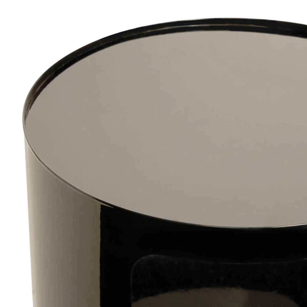 Table d'Appoint Design "Ashdal" 45cm Noir - Image 2