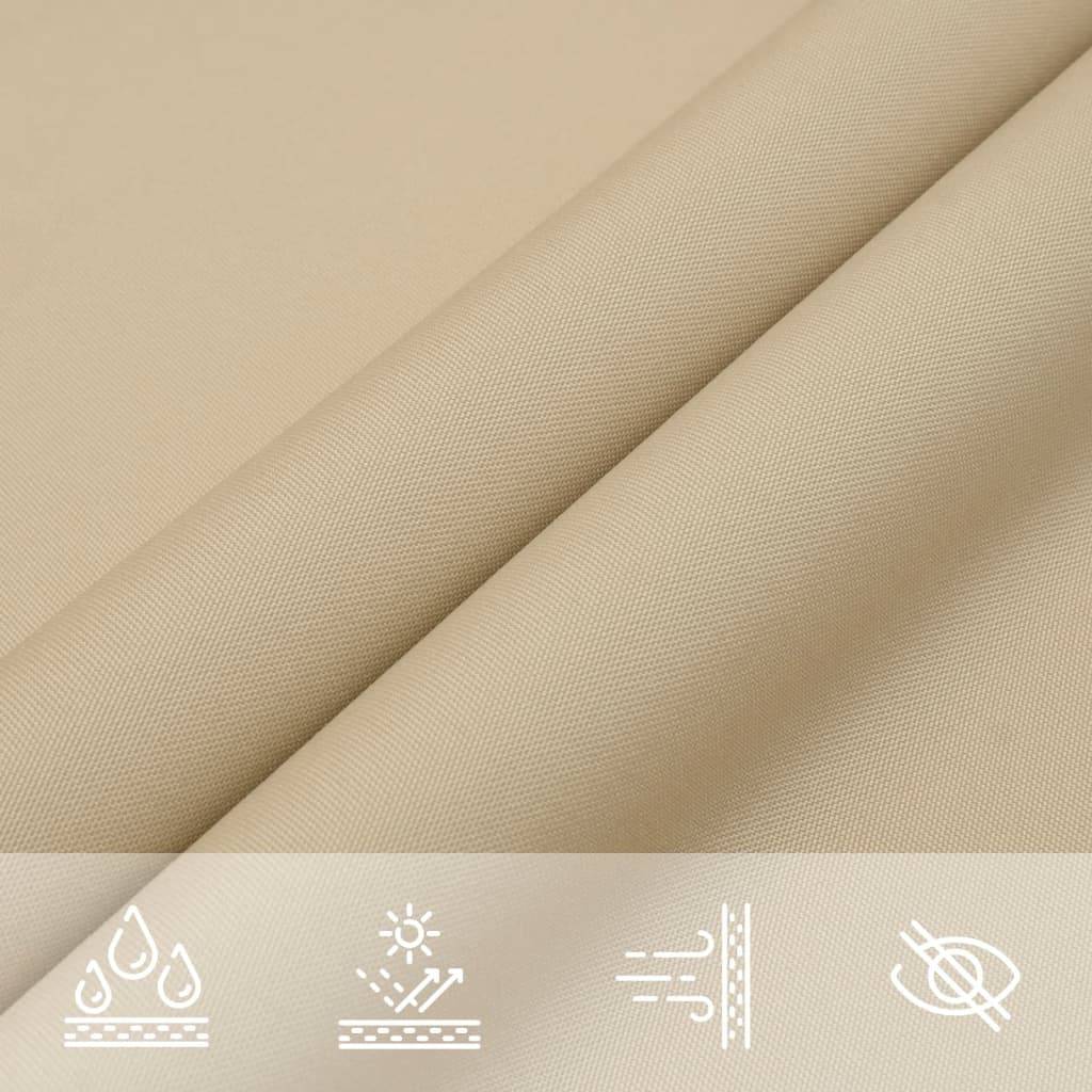 Voile de parasol - accessoire parasol - Tissu de remplacement pour parasol Tissu Oxford rectangulaire 3x5 m Beige - MEUBLE PRO - Image 8