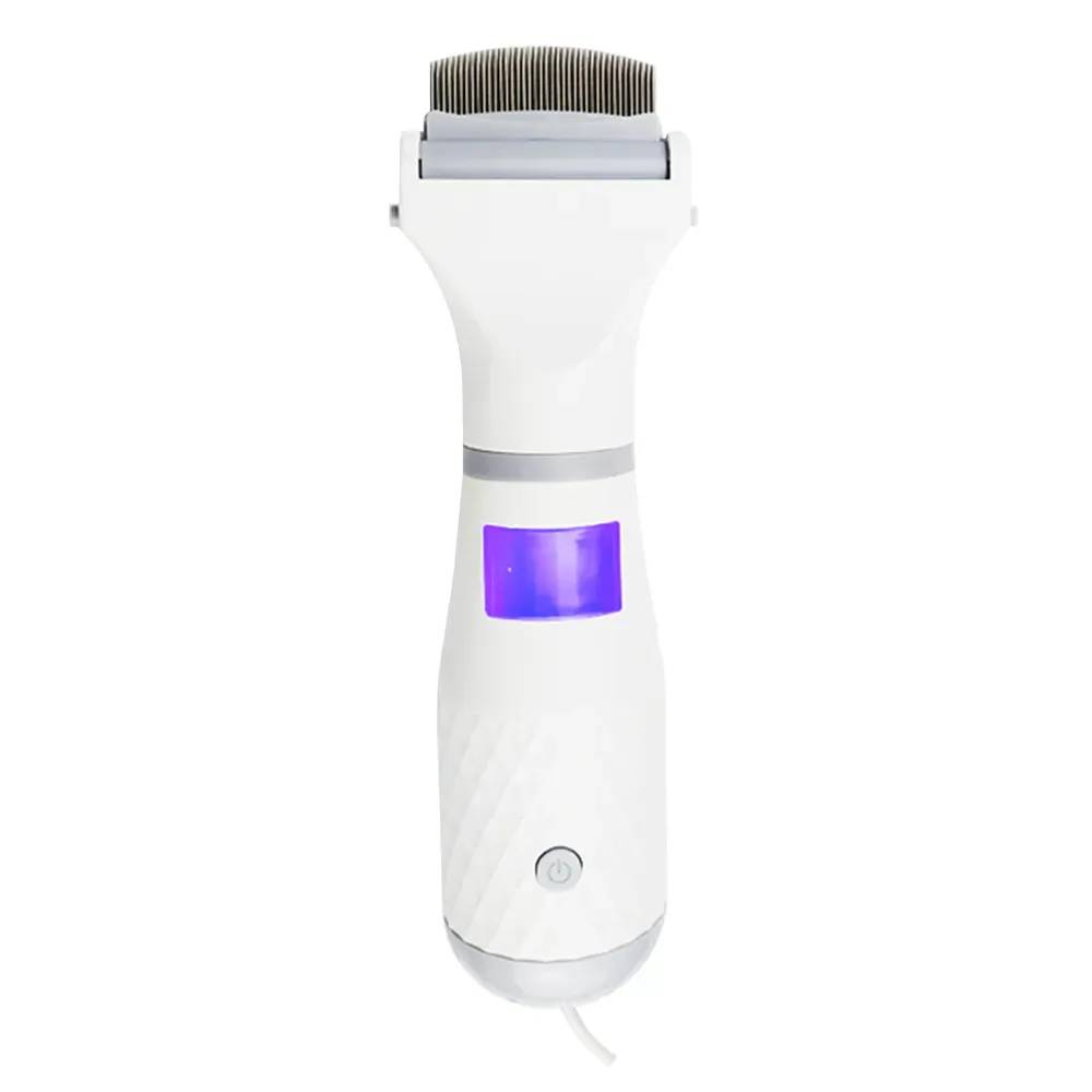 Peigne électrique anti-poux autonomie 4-6h LED 3 niveaux silencieux - Image 2