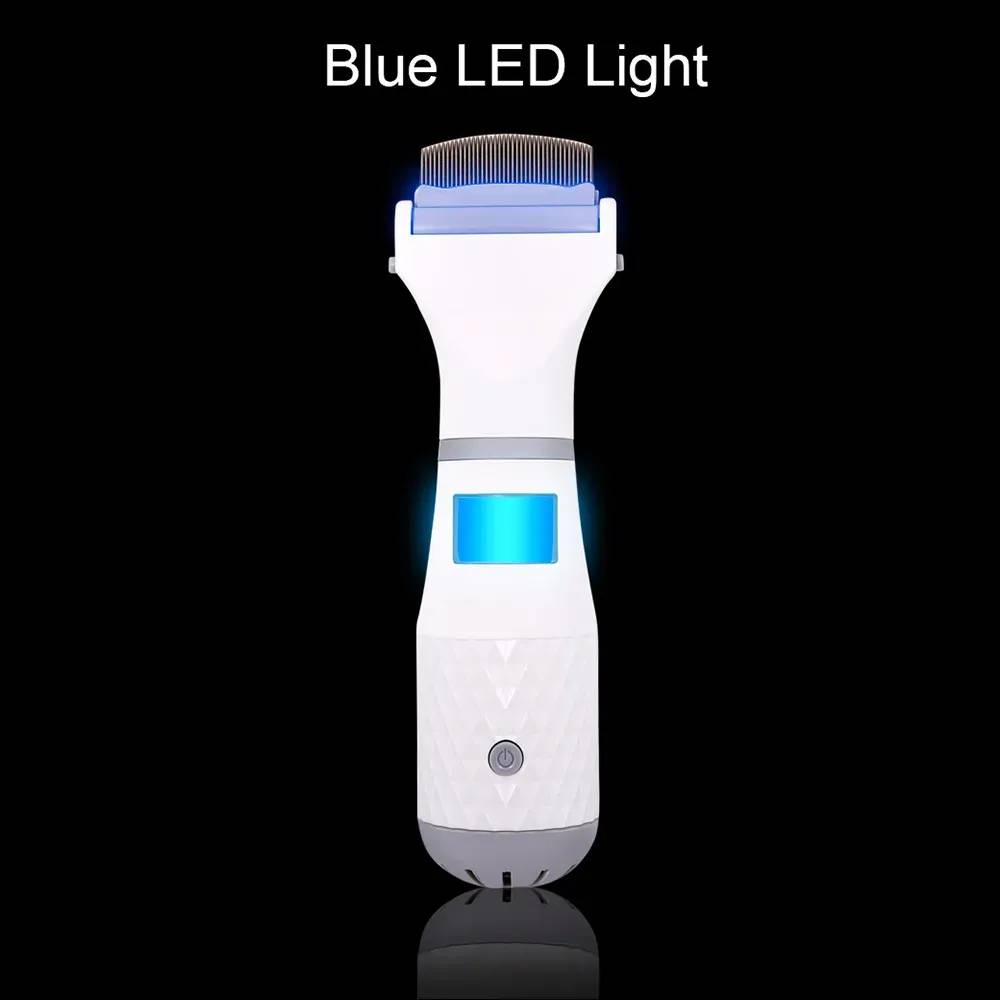 Peigne électrique anti-poux autonomie 4-6h LED 3 niveaux silencieux - Image 4