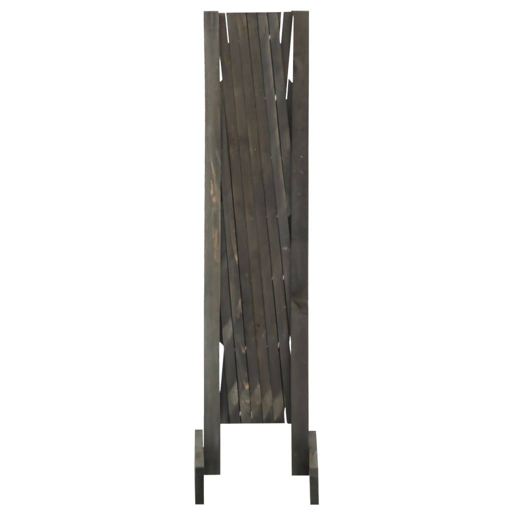 Clôture en treillis bois sapin gris 120 x 90 cm - PANGIVO - Image 3