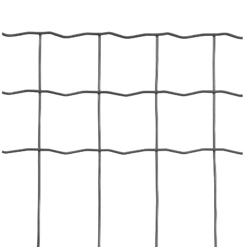 Grillage soudé en rouleau H1m20 x 20m fil 2.1mm maille 100x50 mm Gris anthracite - Easy Clôture - Image 2