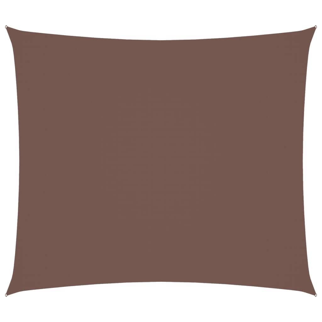 Voile de parasol tissu oxford marron 2 x 2,5 m - PANGIVO - Image 1