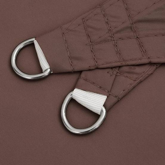 Voile de parasol tissu oxford marron 2 x 2,5 m - PANGIVO - Image 6