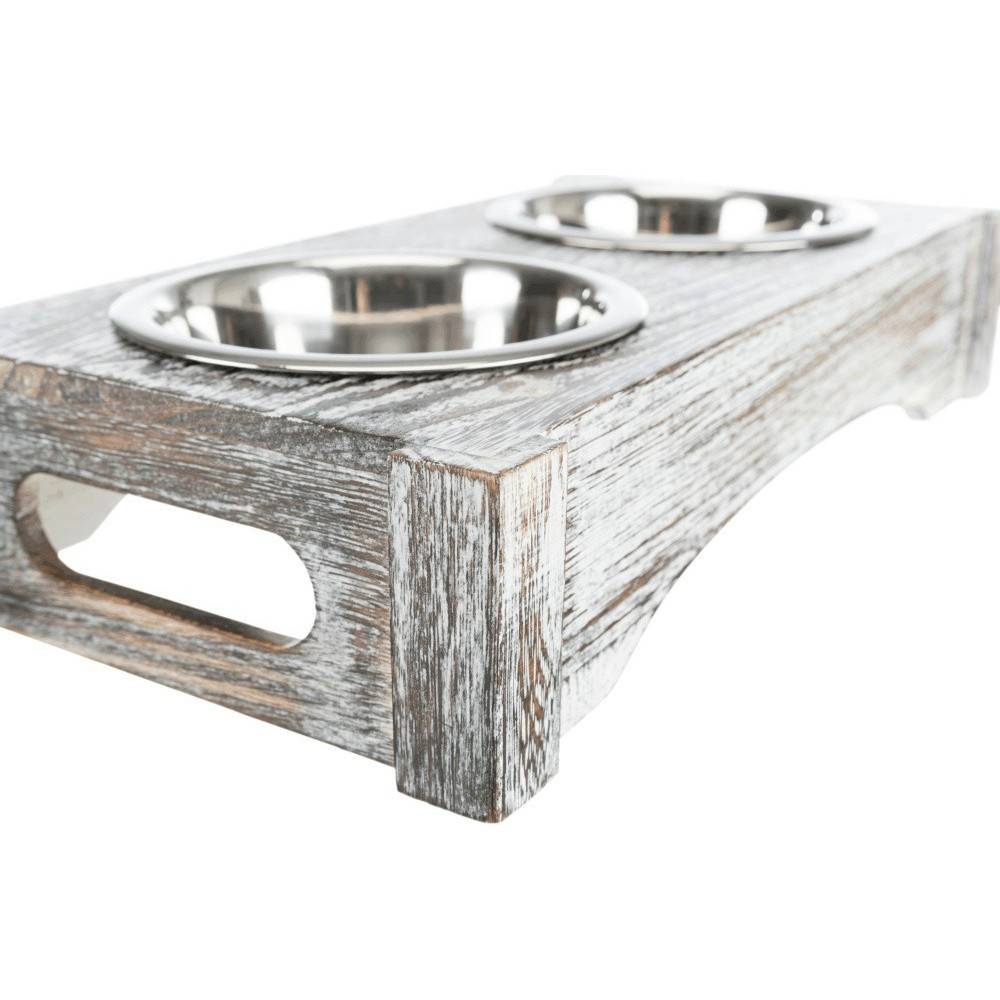 Trixie - écuelles double de 200 ml, taille 30 cm x 5 × 16 cm,  ø 10 cm - Image 4