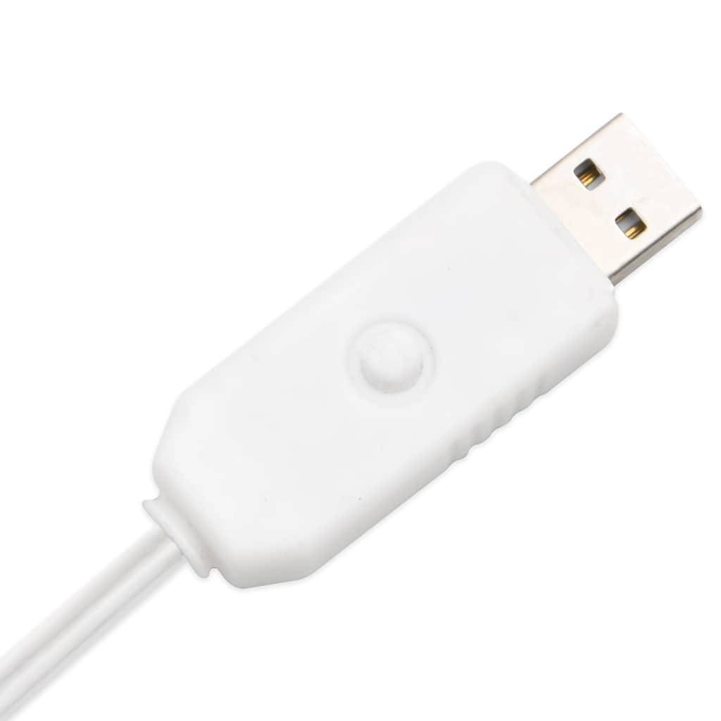 Vidaxl - Bouleau blanc à LED 72 LED Blanc chaud 150 cm vidaXL 345143 - Image 6