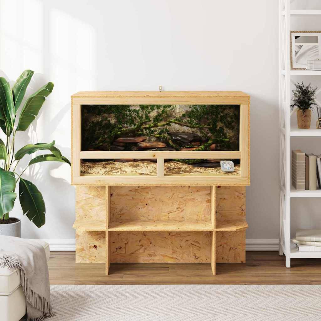 Vidaxl - Terrarium Marron 100 x 50 x 100 cm OSB vidaXL 3397883 - Image 5