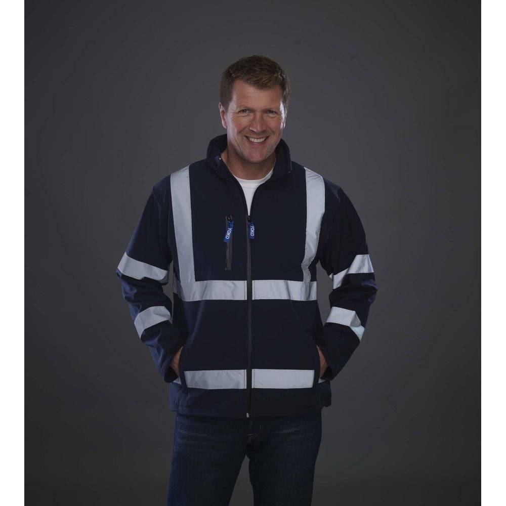 Veste softshell haute visibilité Yoko Marine XXL - Image 2