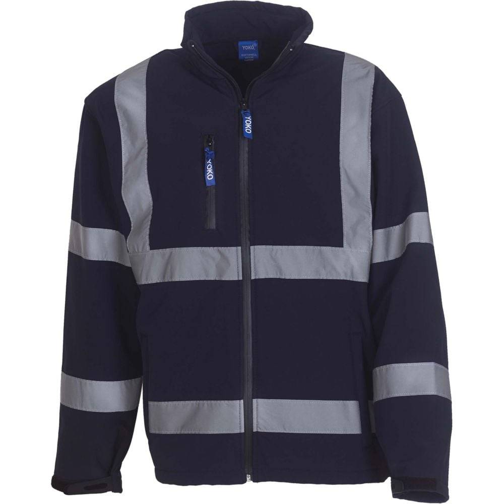 Veste softshell haute visibilité Yoko Marine XXL - Image 1