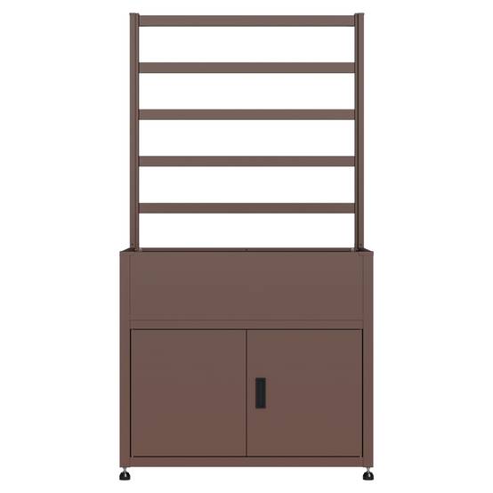 Couleurs du monde - Treillis Timea marron petit format – support végétal décoratif pour armoire Tessa - Image 6