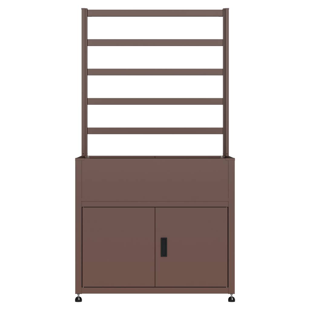 Couleurs du monde - Treillis Timea marron petit format – support végétal décoratif pour armoire Tessa - Image 6