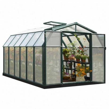 Canopia - Serre de jardin en polycarbonate Rion Hobby Gardener 10,38 m², Ancrage au sol Non - Image 2
