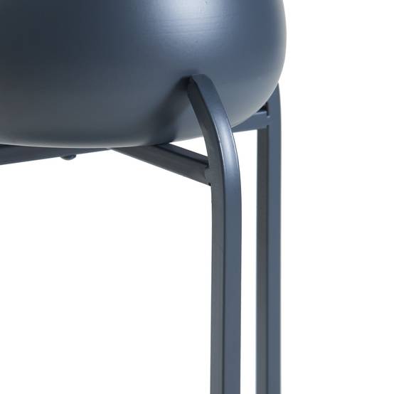 Porte-plantes style intemportel support 81 x 40 x 40 cm noir - Image 4