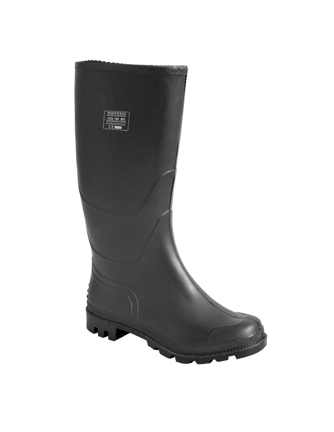 Botte Pvc Wellington 04 Couleur : Noir Taille 43 - Portwest