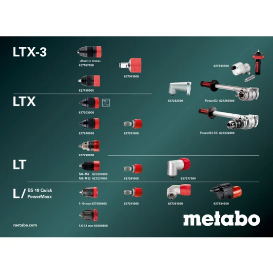 Metabo - Perceuse-visseuse sans fil BS 18 LTX BL Q I - 130 Nm, 18V - METABO - 602359650 - Image 6