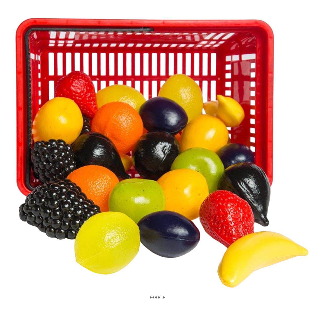 Artificielles - Panier de 27 petits fruits artificiels assortis en Plastique soufflé - Image 2