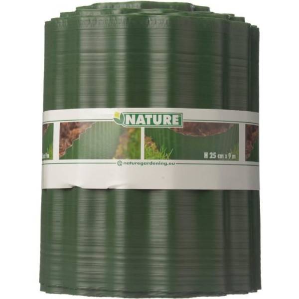 Bordure a gazon polyéthylene vert H25 cm x 9 m - NATURE - Image 4