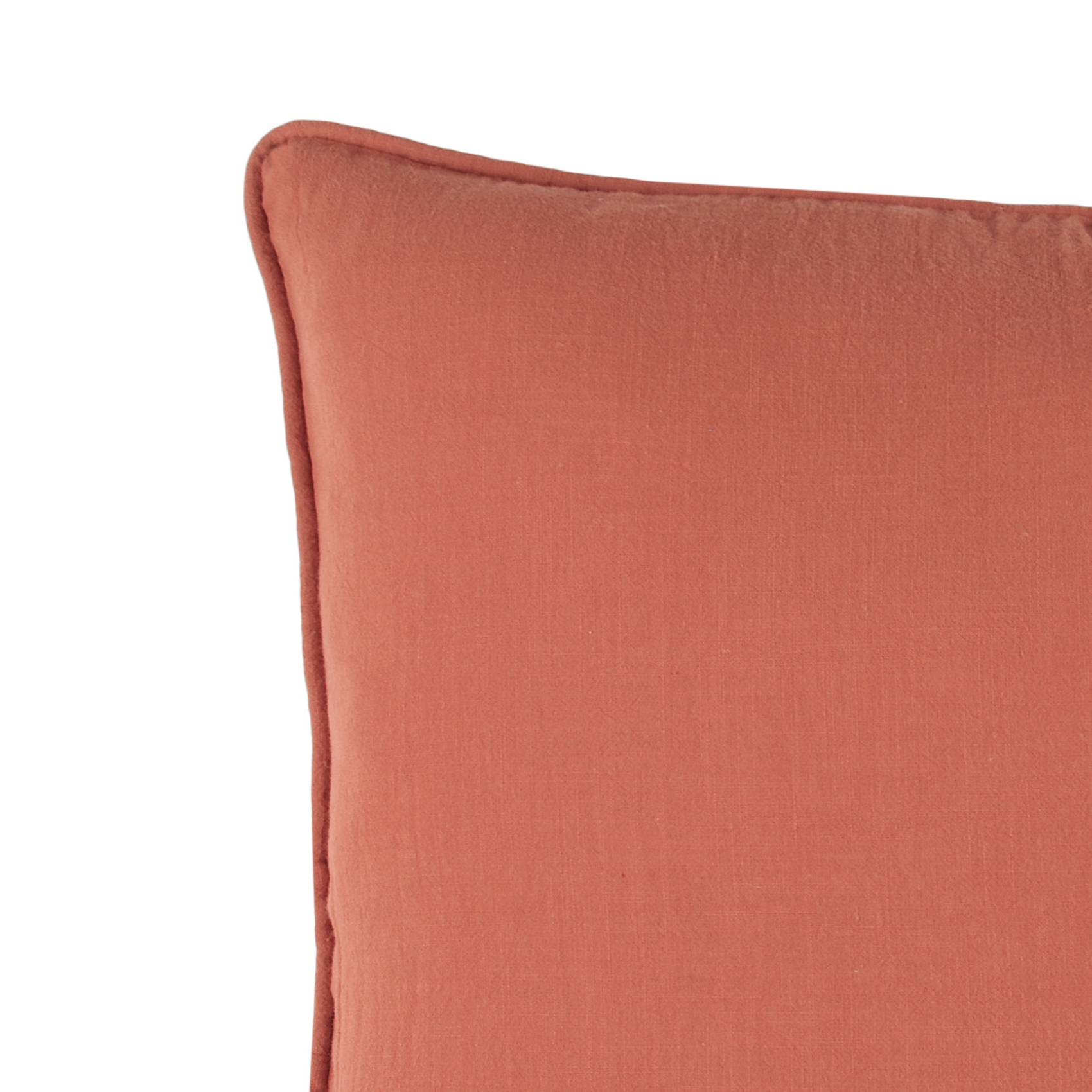 Lovely Casa - Coussin Windsor passepoilé uni - LOVELY CASA - Image 2