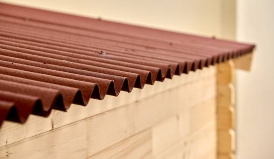 Habrita - Abri Panneau bois massif avec plancher / 16 mm / surface extérieure abri : 5,04 m2 / toiture plaques ondulées plus grande longévité - Image 5