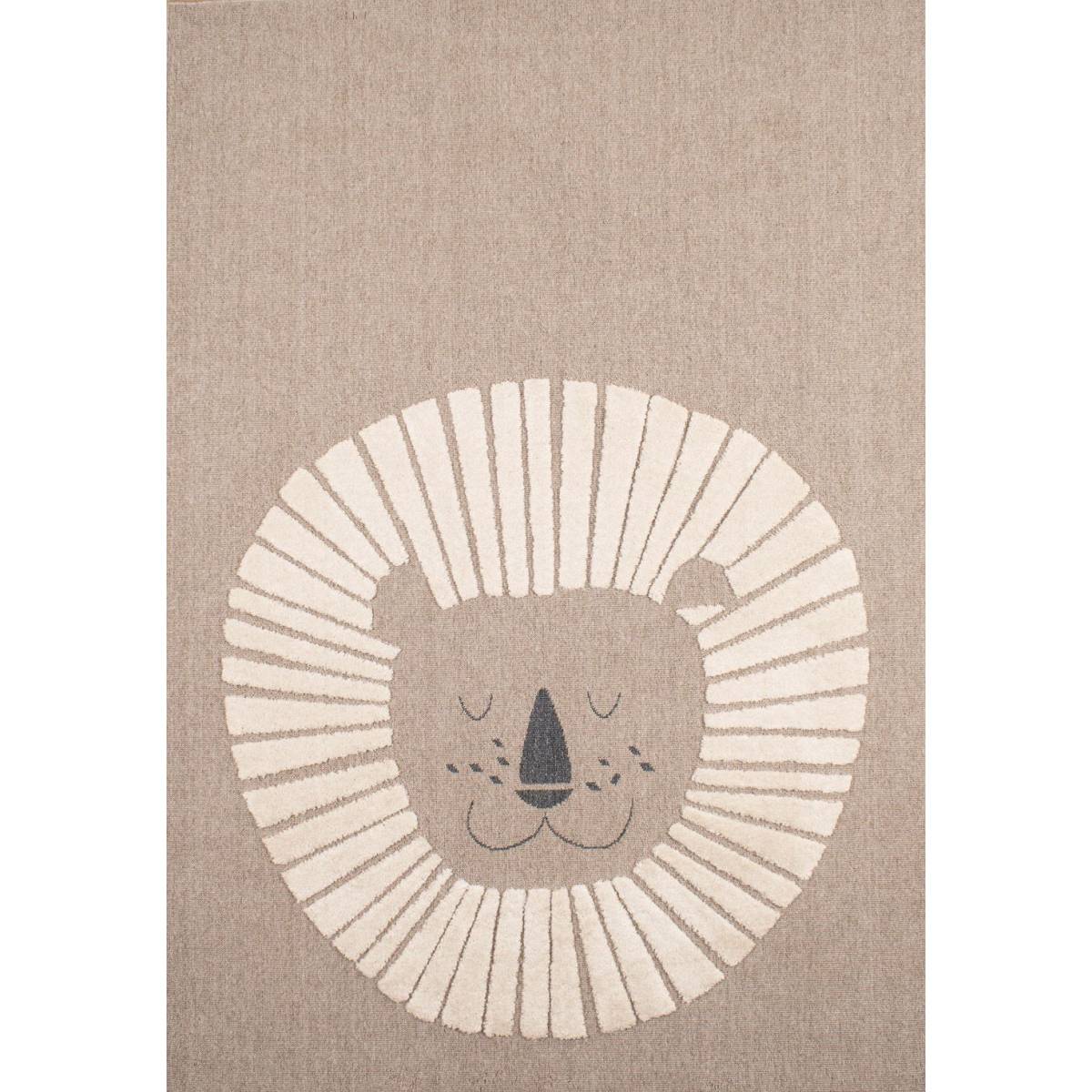 Jardindeco - Tapis intérieur en polyester Fantine lion 160 x 230 cm - Image 1