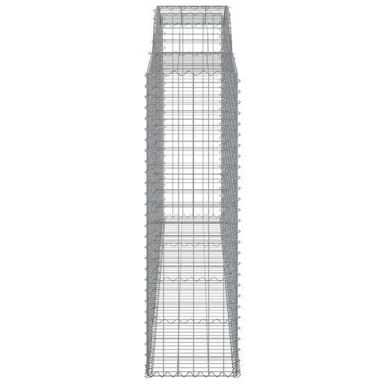 Vidaxl - Paniers à gabions arqués 13 pcs 300x50x160/180 cm fer galvanisé vidaXL 3146766 - Image 6