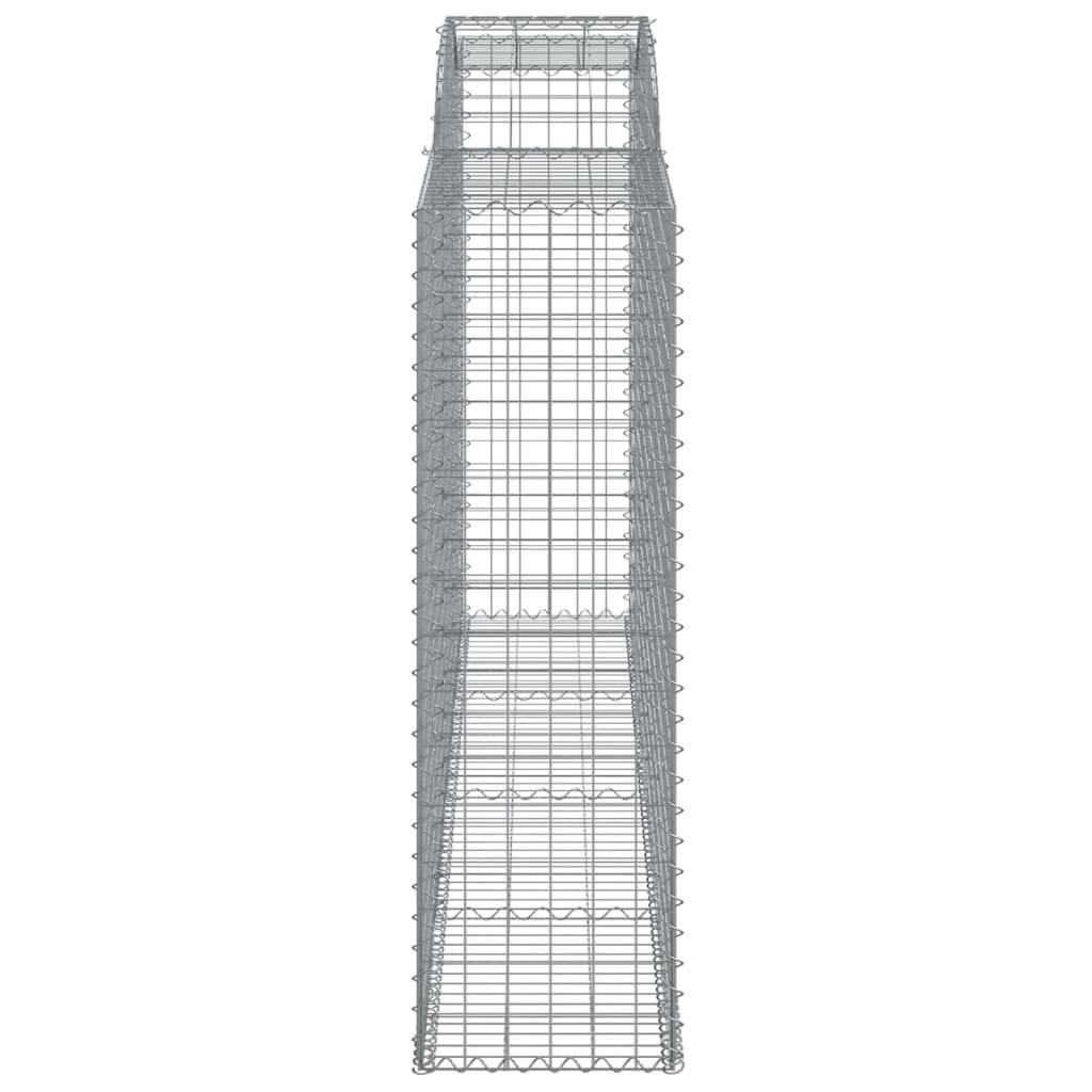 Vidaxl - Paniers à gabions arqués 13 pcs 300x50x160/180 cm fer galvanisé vidaXL 3146766 - Image 6
