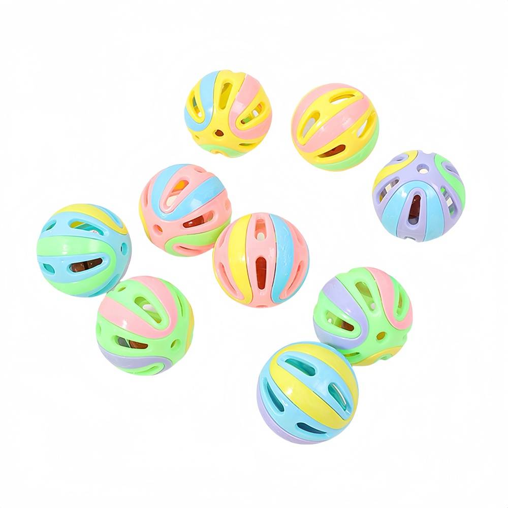IntiMeg - Lot de 12 boules colorées en forme de cloche pour chat IntiMeg - Image 6