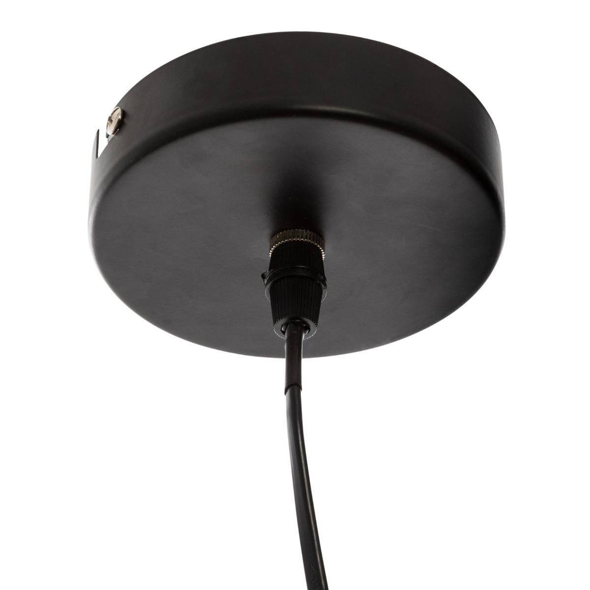 Lampe Suspension Verre Fumé "Omaha" 25cm Gris - Image 3