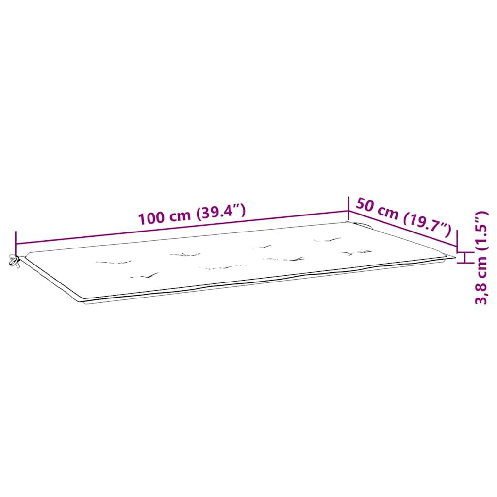 PANGIVO - Banc de jardin teck massif rouge bordeaux 112 x 55 x 94 cm - PANGIVO - Image 9