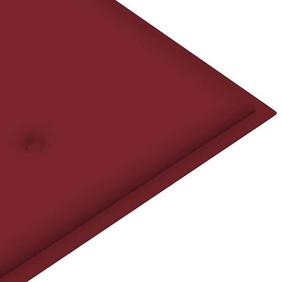 PANGIVO - Banc de jardin teck massif rouge bordeaux 112 x 55 x 94 cm - PANGIVO - Image 7