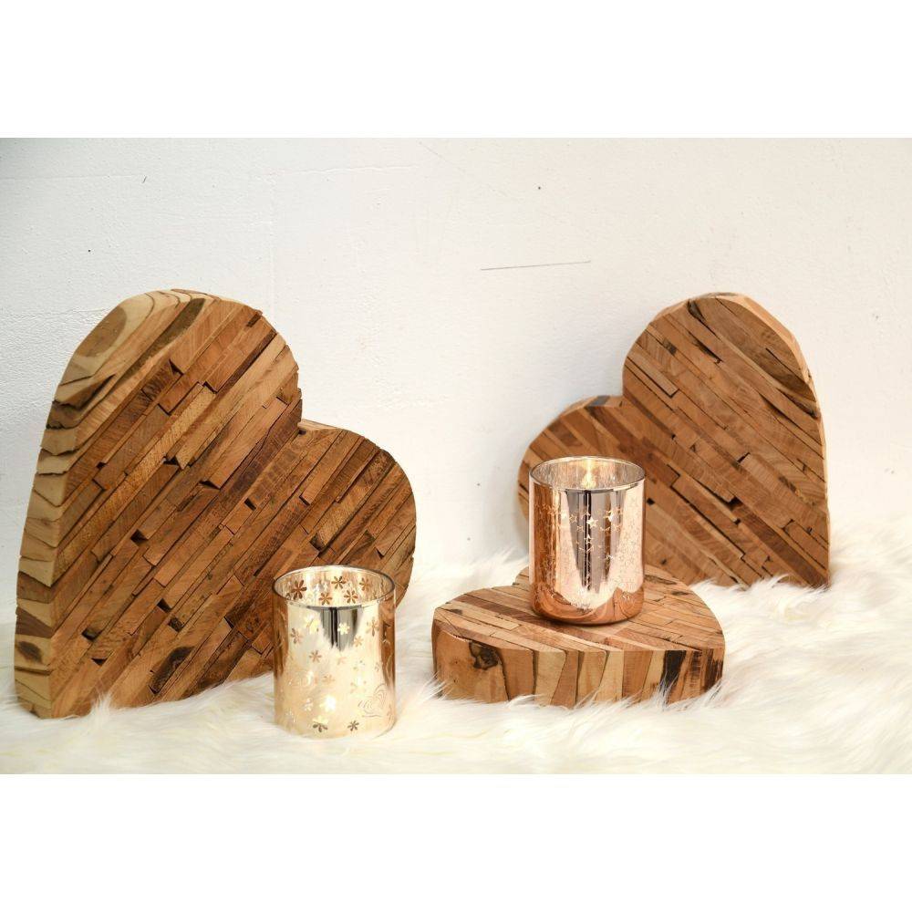Aubry Gaspard - Coeurs à poser en bois (lot de 3) - Image 2