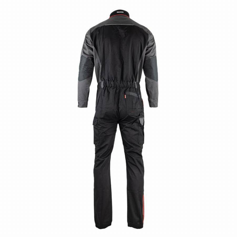 Facom - Combinaison de travail simple zip FACOM Racer Noir/Gris/Rouge Taille M - FXWW4010E-M - Image 2
